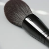 Black single makeup brush, soft and fluffy bristles, shiny black handle, beauty tool wholesale details Picture
